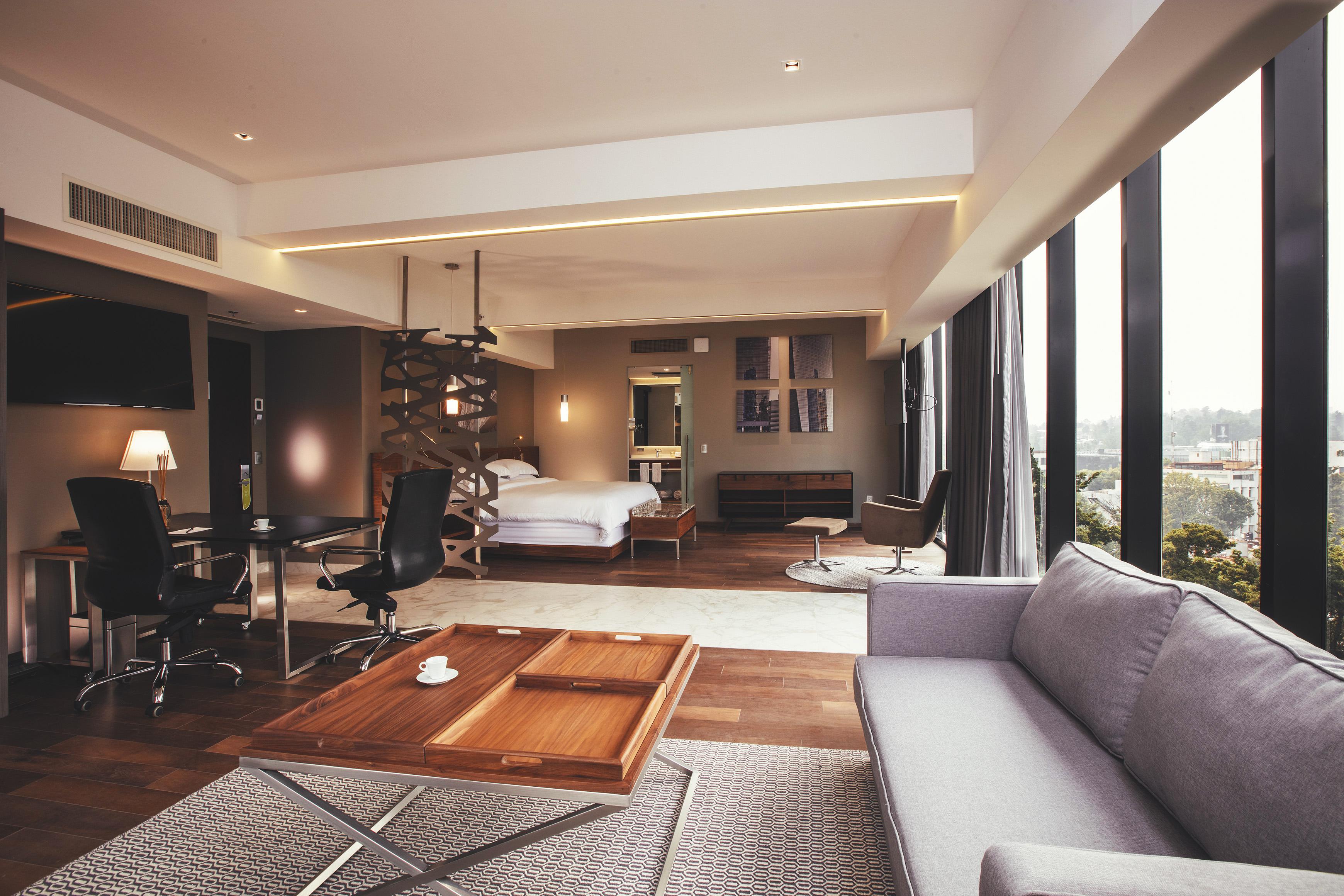 Krystal Grand Suites Insurgentes Mexico By Eksteriør billede A suite at the hotel