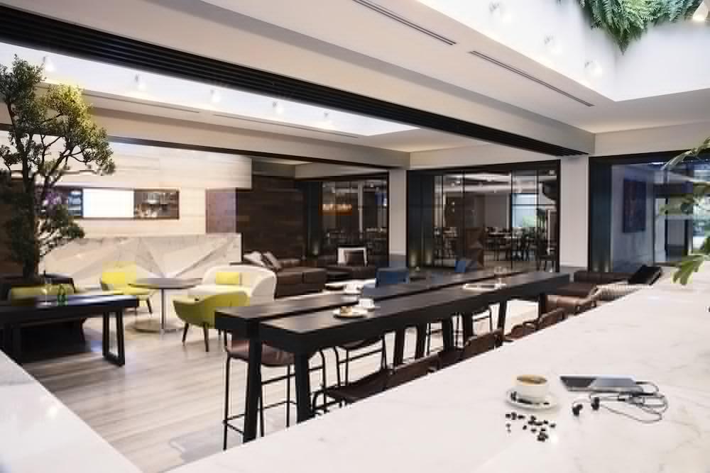 Krystal Grand Suites Insurgentes Mexico By Eksteriør billede The interior of the library