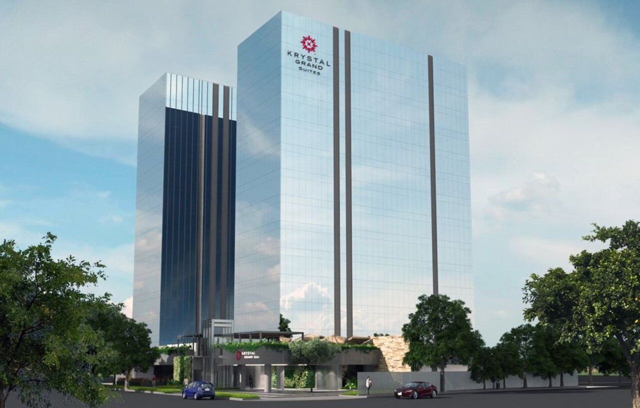 Krystal Grand Suites Insurgentes Mexico By Eksteriør billede The hotel as of 2018
